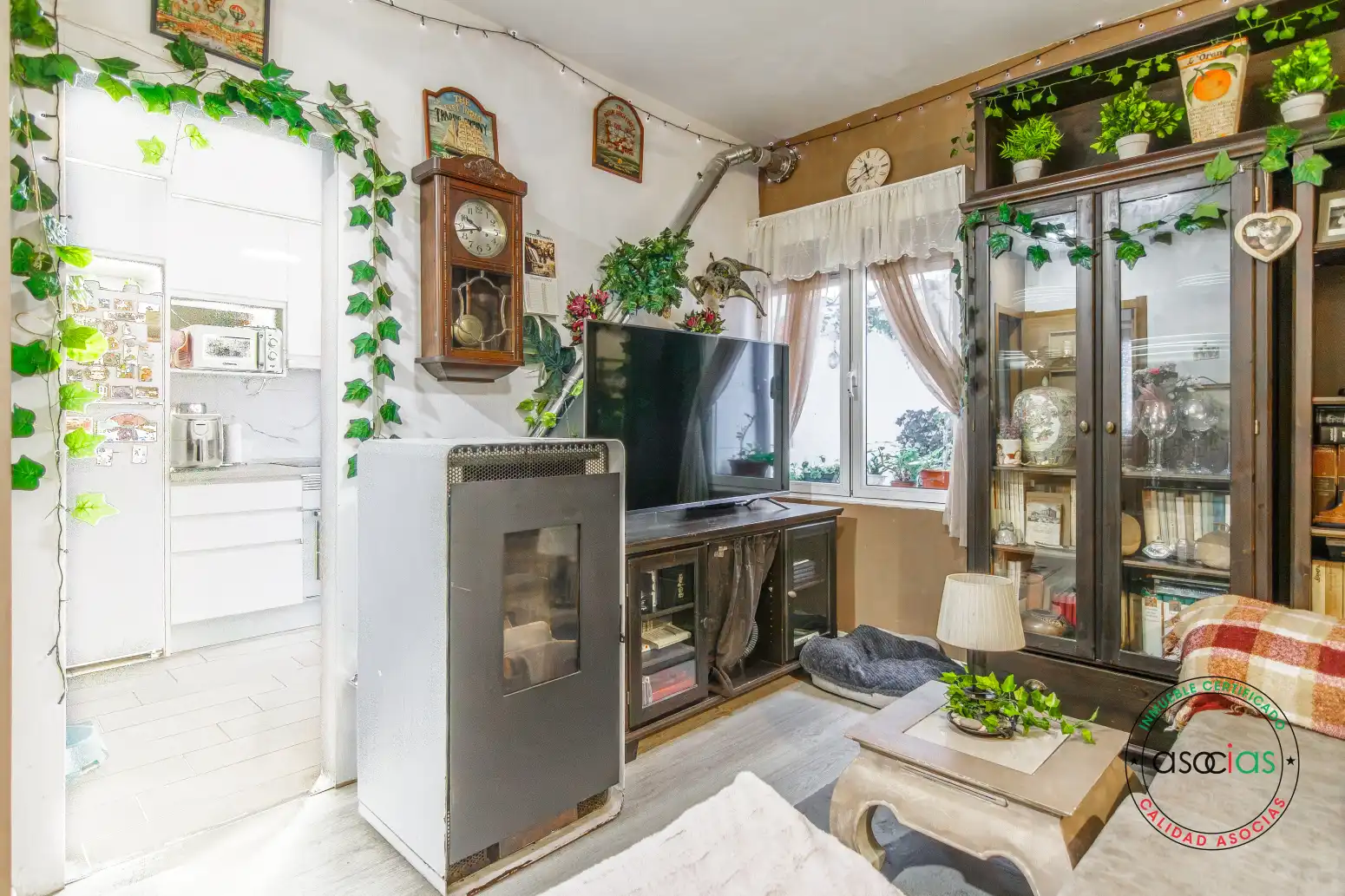 Sala de estar de Piso en venta en Gijón  con Calefacción y Terraza