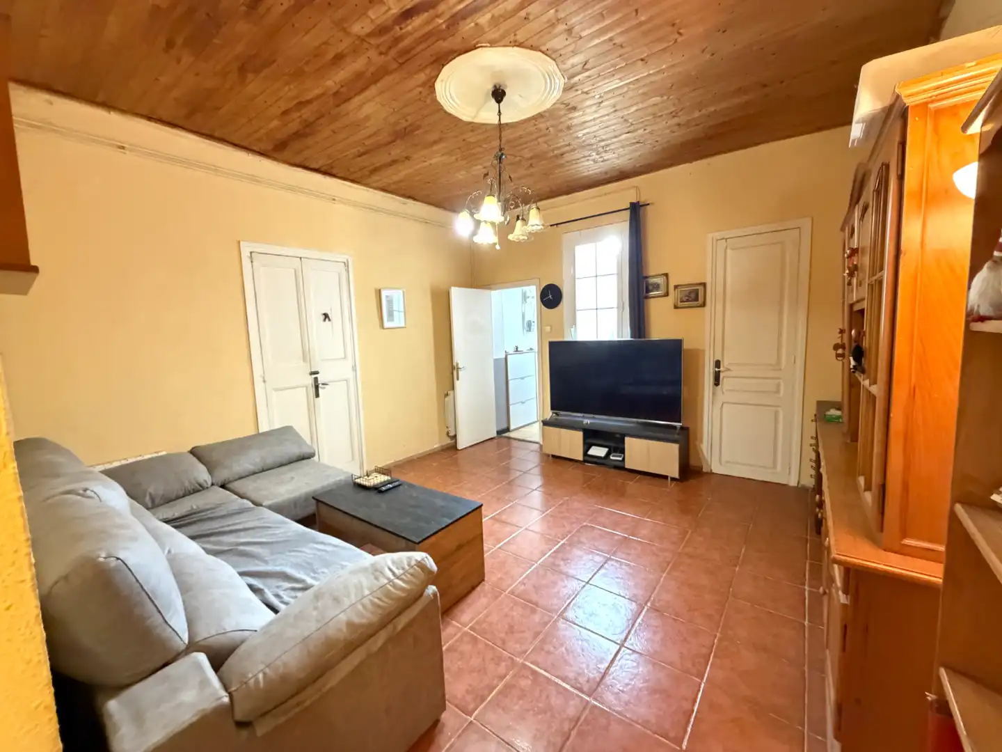 Sala de estar de Ático en venta en Barcelona con Terraza y Balcón