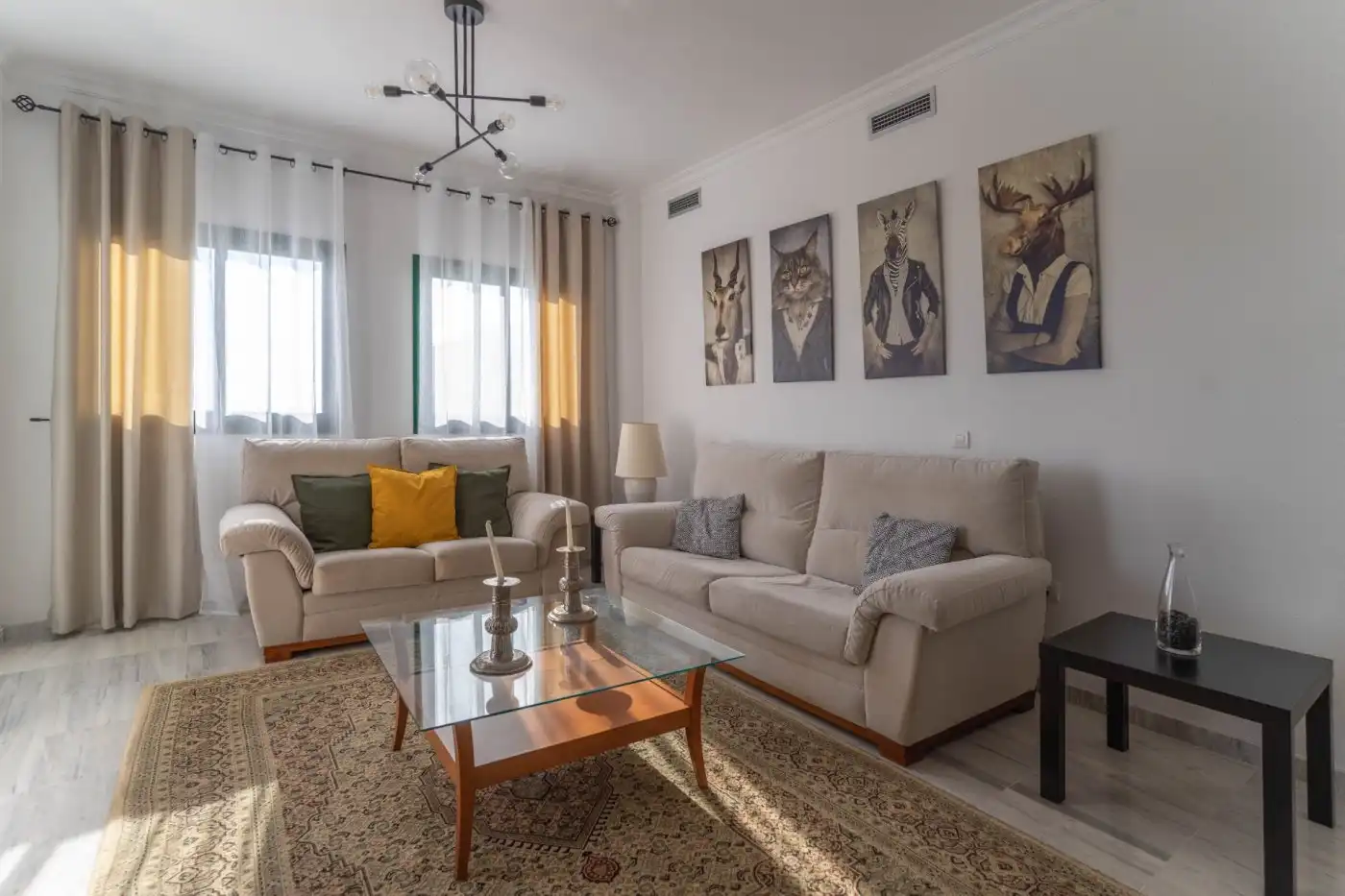 Sala d'estar de Pis de lloguer en Alhaurín Golf 