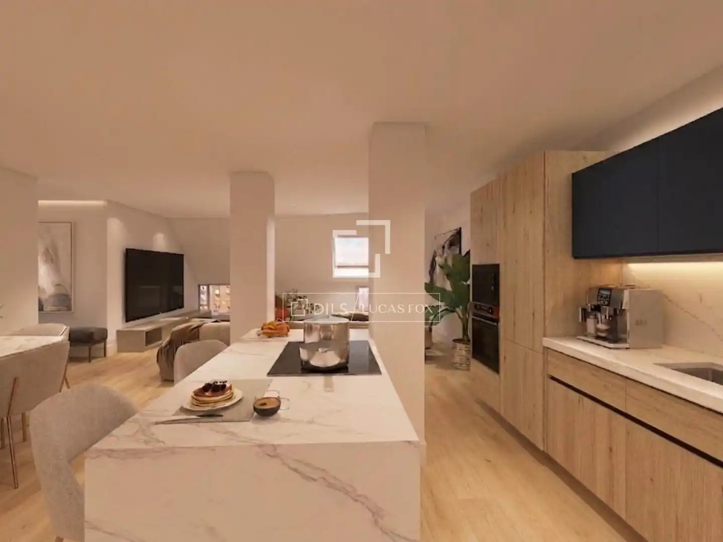 Kitchen of Attic for sale in Madrid  with Air Conditioner, Heating and Terrace