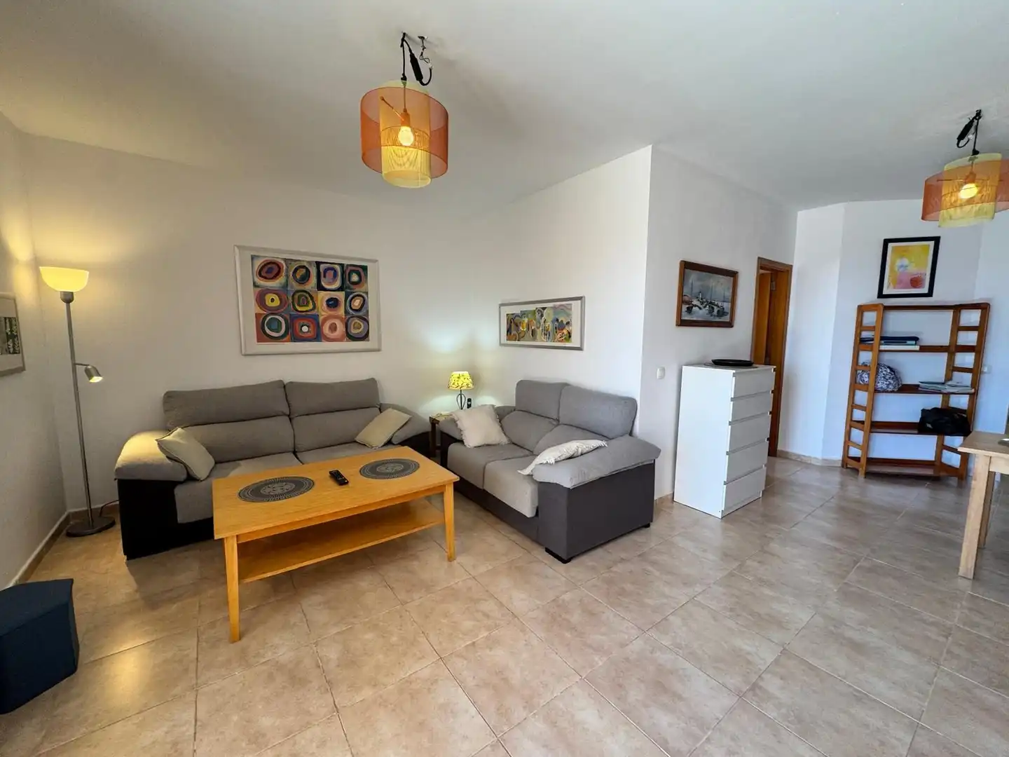 Sala de estar de Apartamento de alquiler en Costa Calma