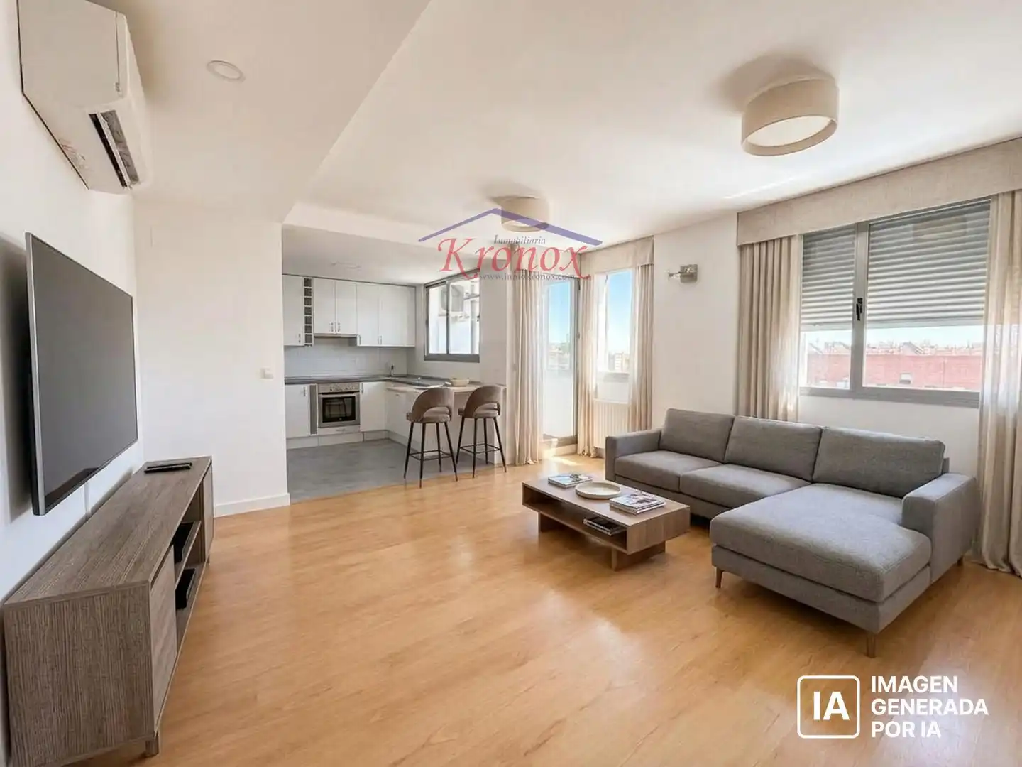 Living room of Flat for rent in Hortaleza