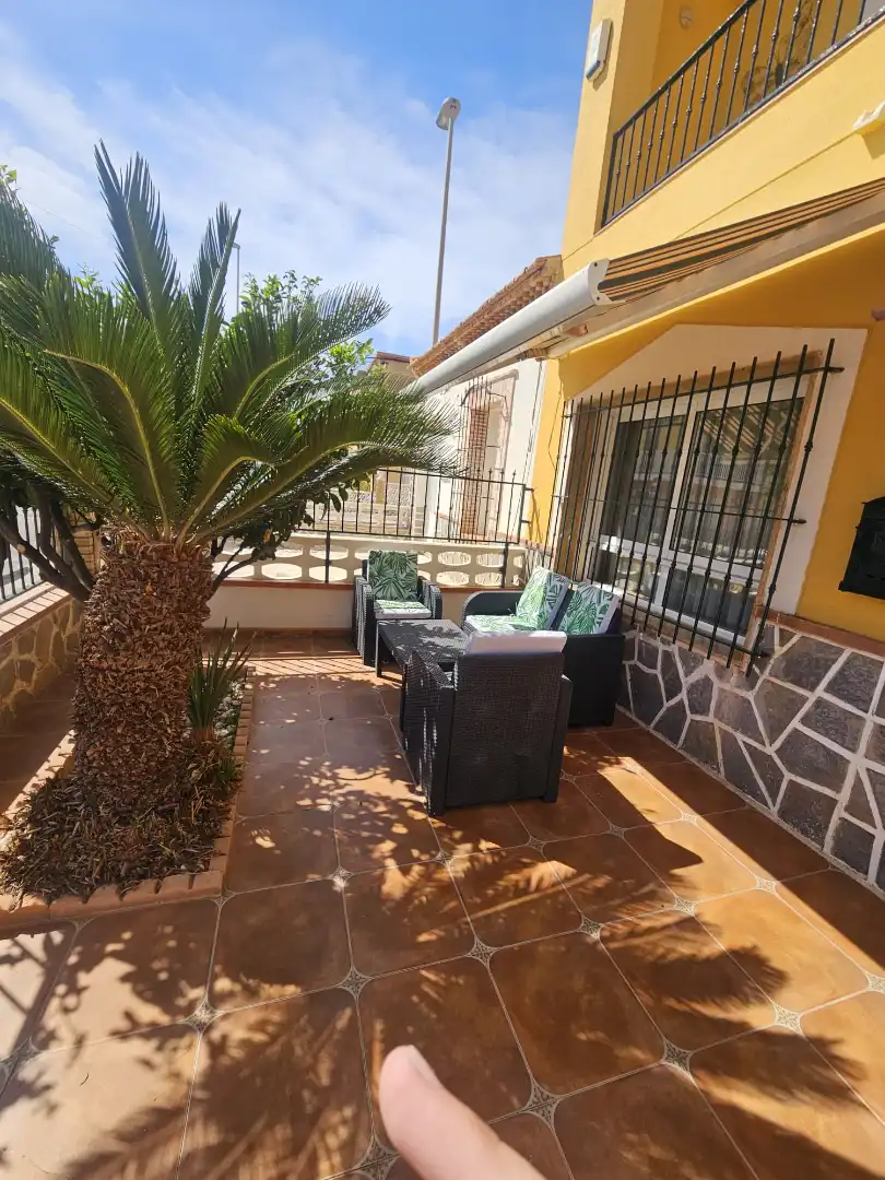 Terrassa de Casa o xalet de lloguer en Cartagena amb Jardí privat, Moblat i Forn