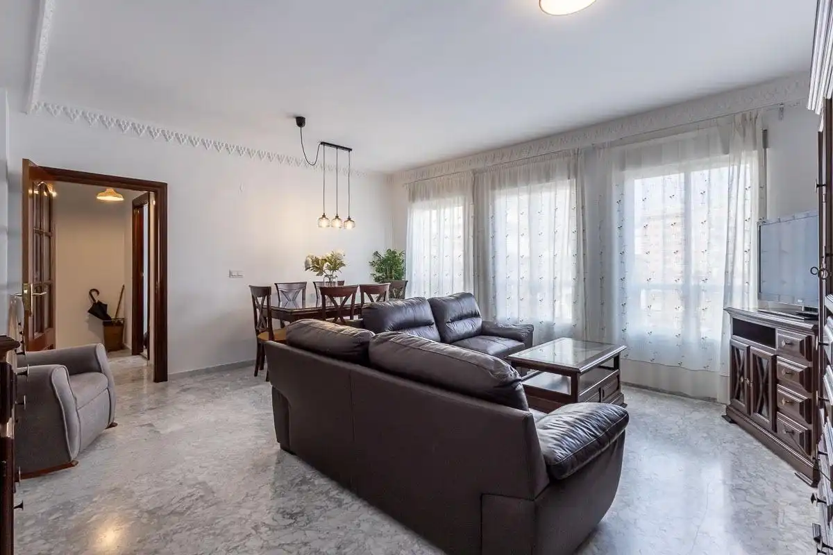 Sala d'estar de Pis de lloguer en Granada amb Aire condicionat, Calefacció i Balcó
