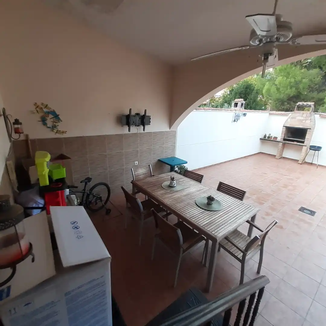 Terraza de Casa adosada en venta en Ciudad Real con Aire acondicionado, Calefacción y Jardín privado