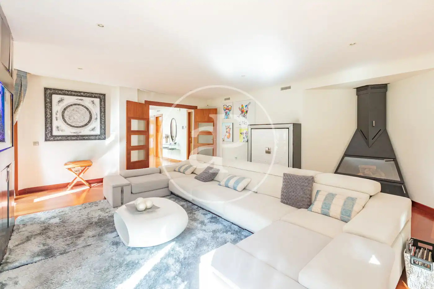 Sala de estar de Casa o chalet en venta en Madrid con Aire acondicionado, Calefacción y Jardín privado