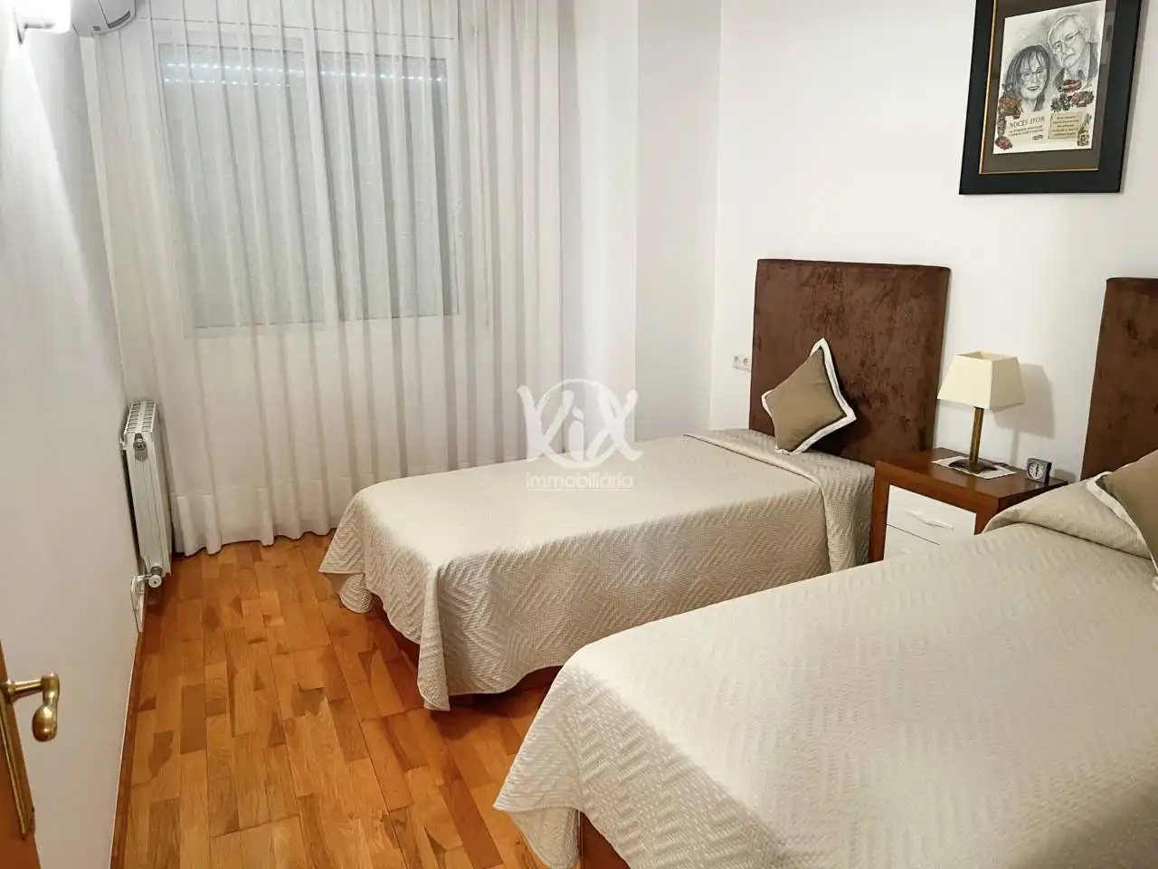 Bedroom of Flat for sale in Sant Andreu de Llavaneres  with Air Conditioner, Heating and Parquet flooring