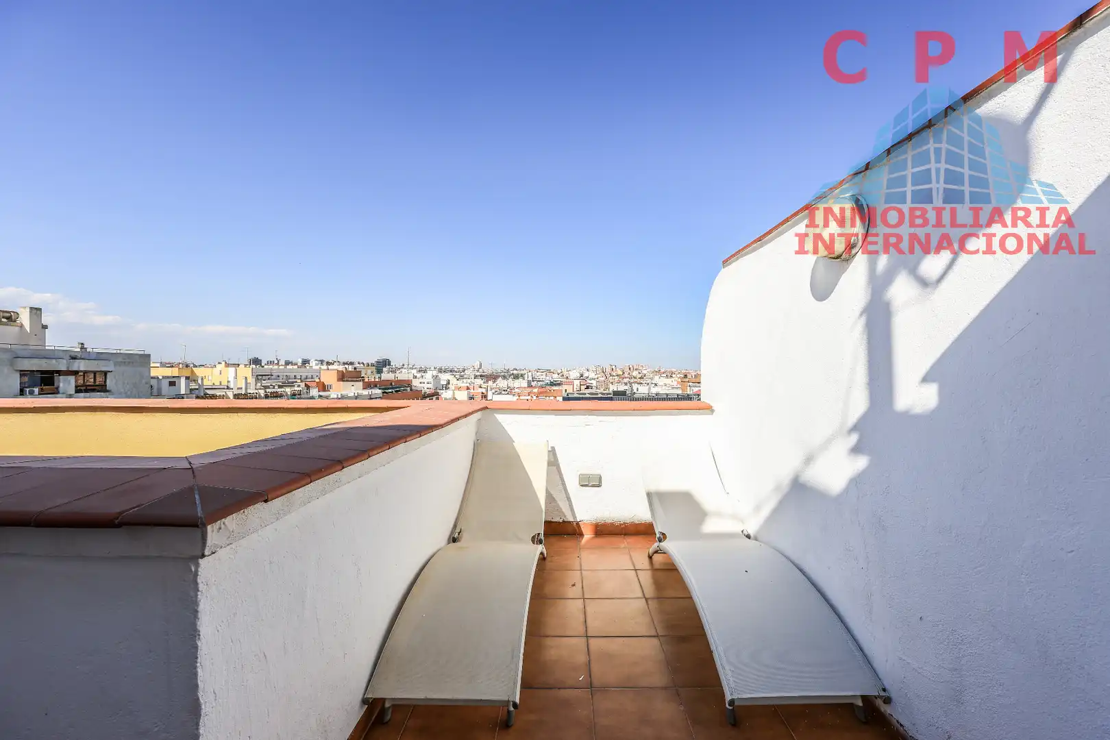 Terrace of Attic for rent in Madrid  with Air Conditioner, Heating and Parquet flooring