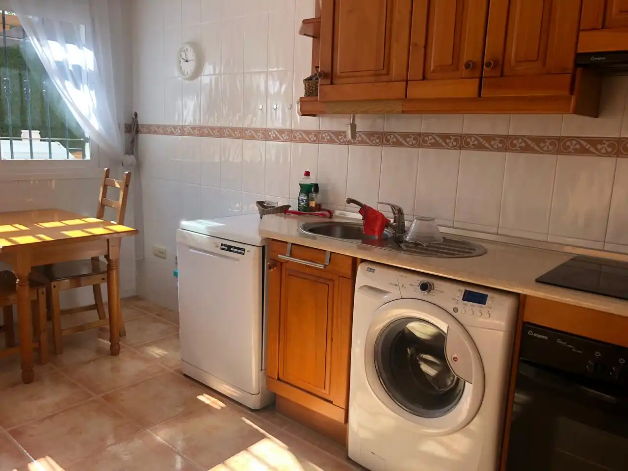 Cuina de Casa o xalet de lloguer en Mijas amb Aire condicionat, Terrassa i Moblat