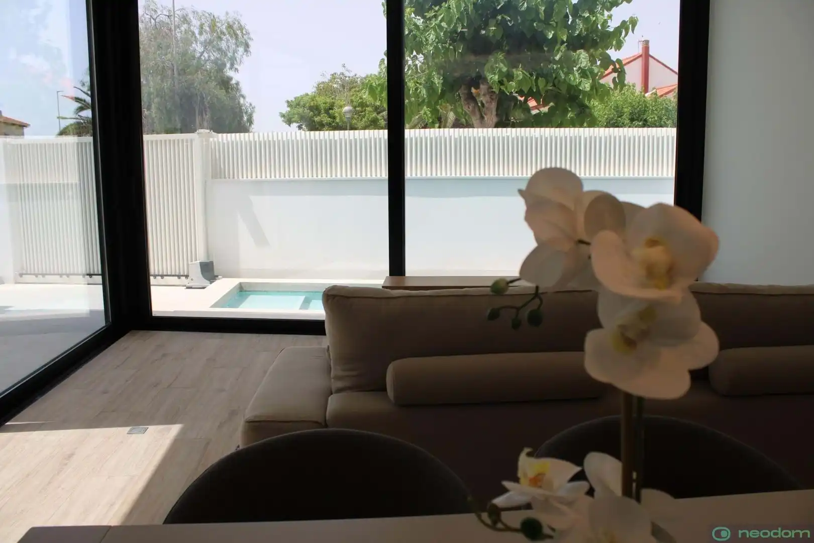 Sala d'estar de Casa o xalet en venda en Pilar de la Horadada amb Terrassa, Piscina i Moblat