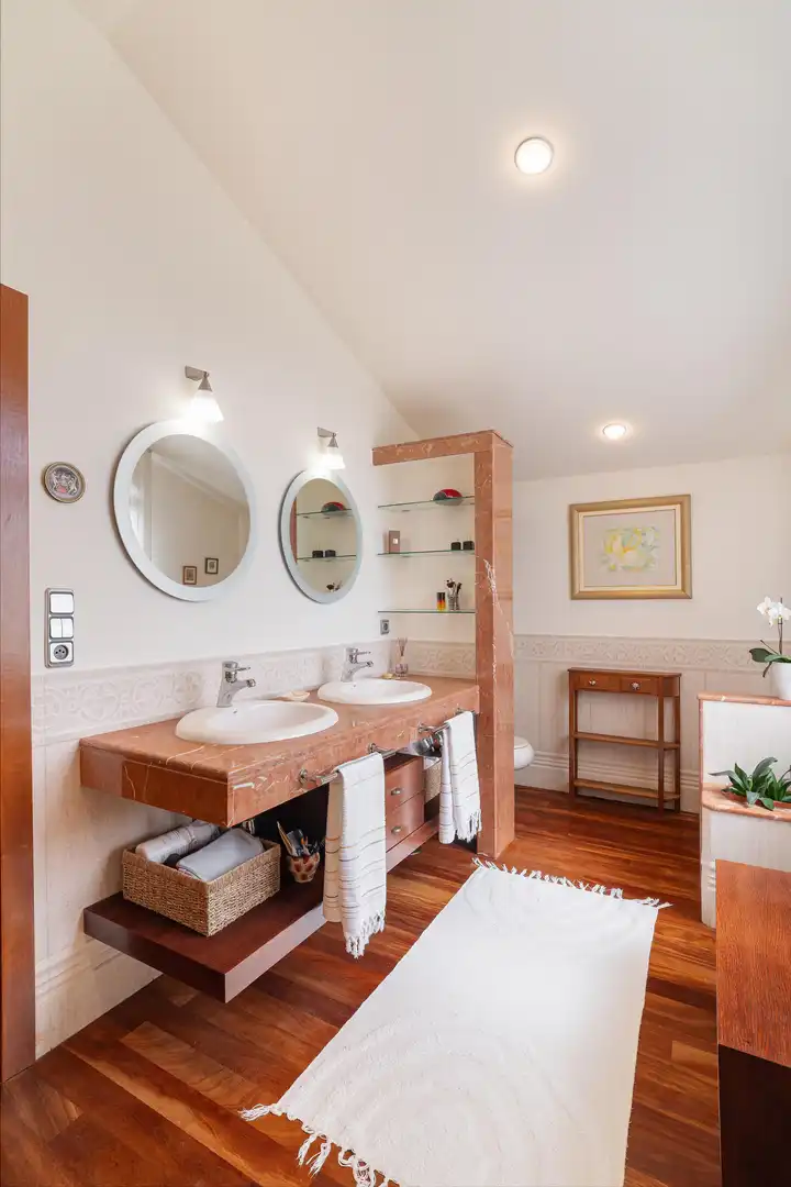 Bathroom of Houses for sale in Oleiros  with Heating, Private garden and Terrace