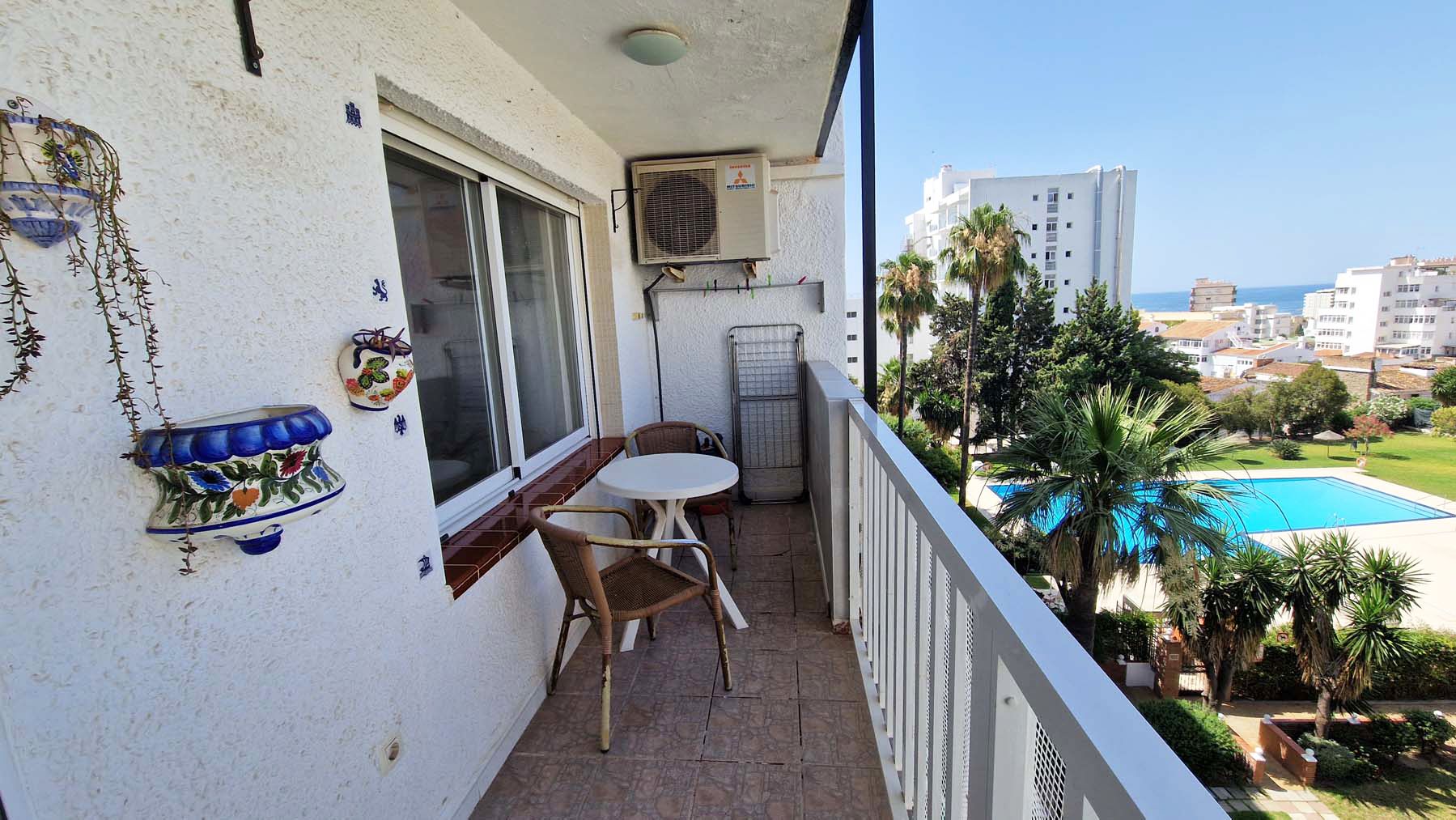Balcony of Flat for sale in Benalmádena  with Terrace, Furnished and Oven