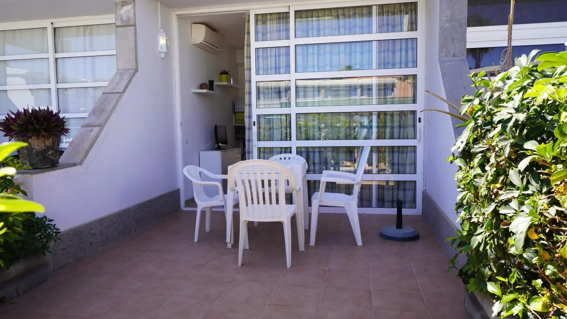 Terraza de Casa adosada en venta en San Bartolomé de Tirajana con Jardín privado, Amueblado y Balcón