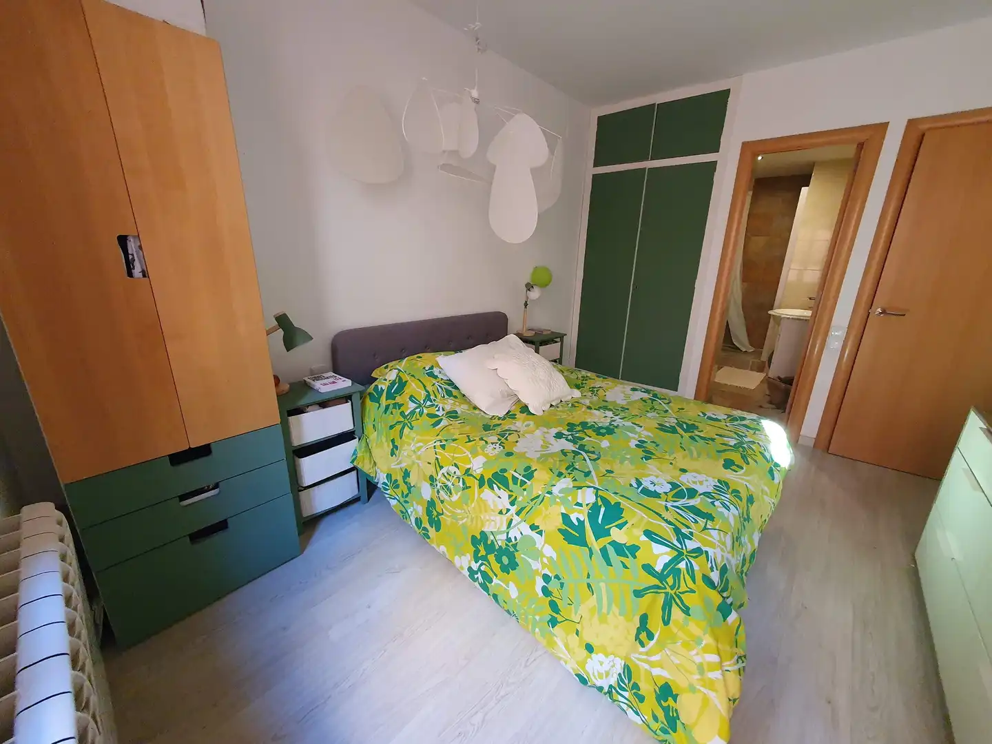 Schlafzimmer von Wohnung zur Miete in Barcelona mit Heizung