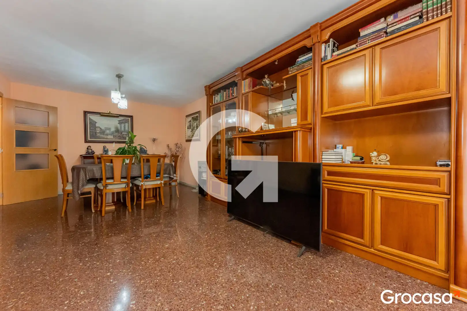 Living room of Flat for sale in Cornellà de Llobregat  with Air Conditioner, Heating and Balcony