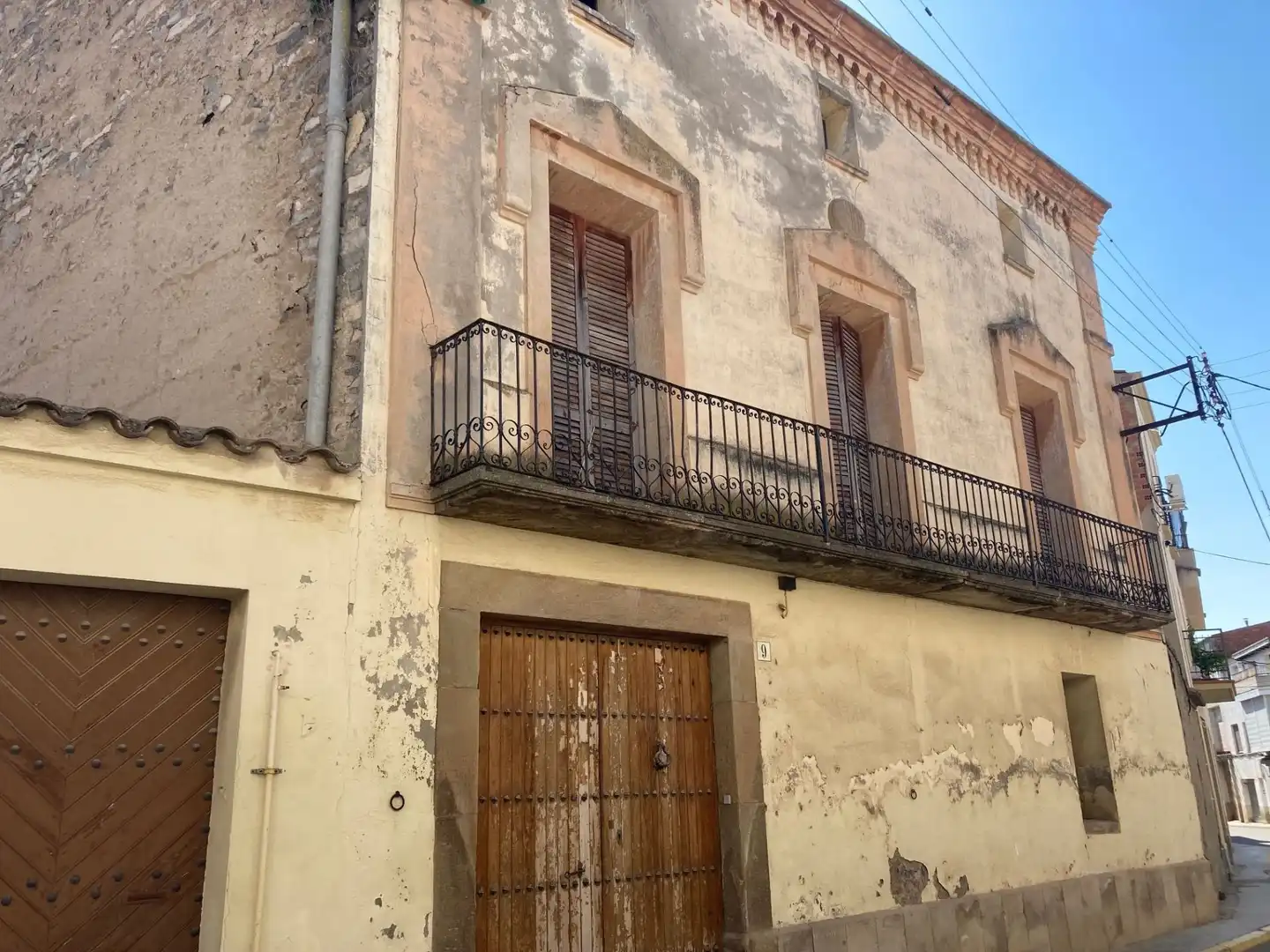 Vista exterior de Casa o chalet en venta en Bellcaire d'Urgell con Jardín privado