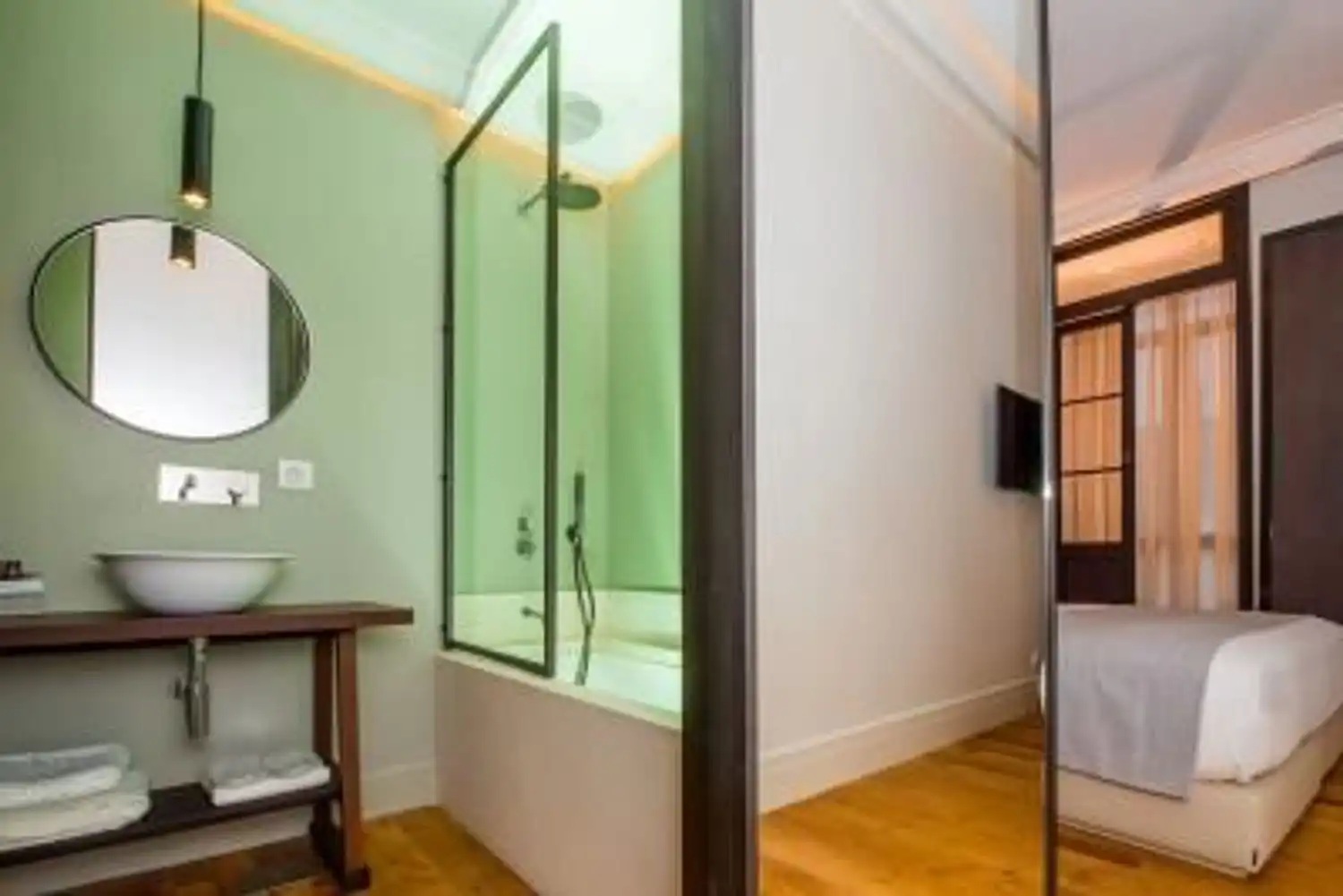 Baño de Casa o chalet en venta en Ribadeo con Aire acondicionado, Parquet y Terraza