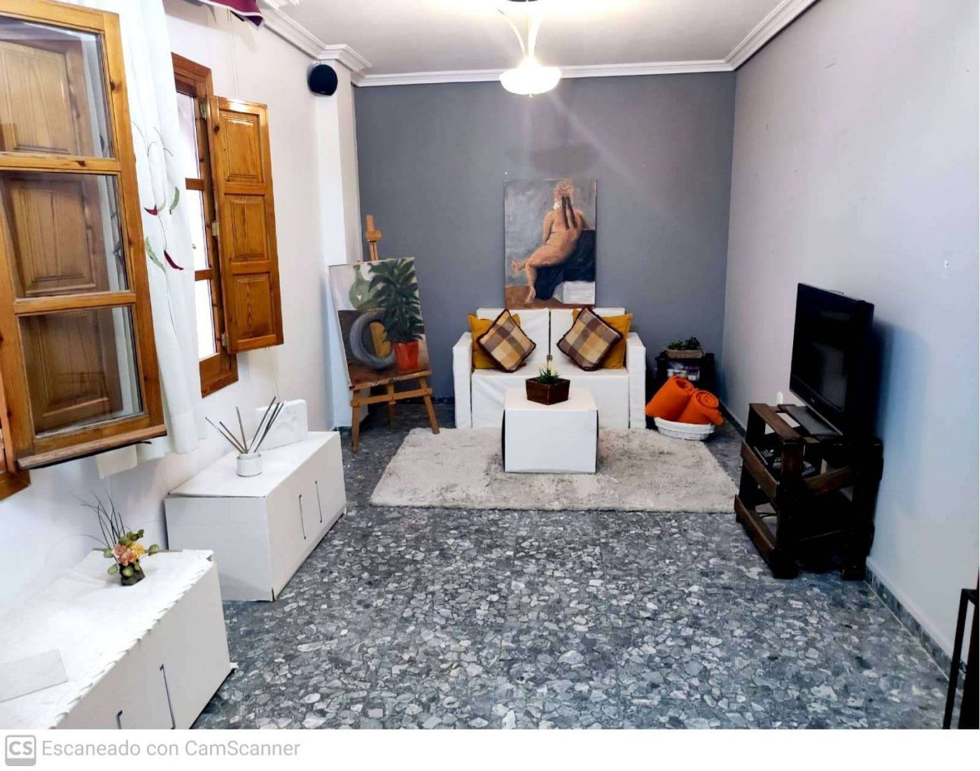 Living room of Flat for sale in  Jaén Capital  with Air Conditioner and Terrace