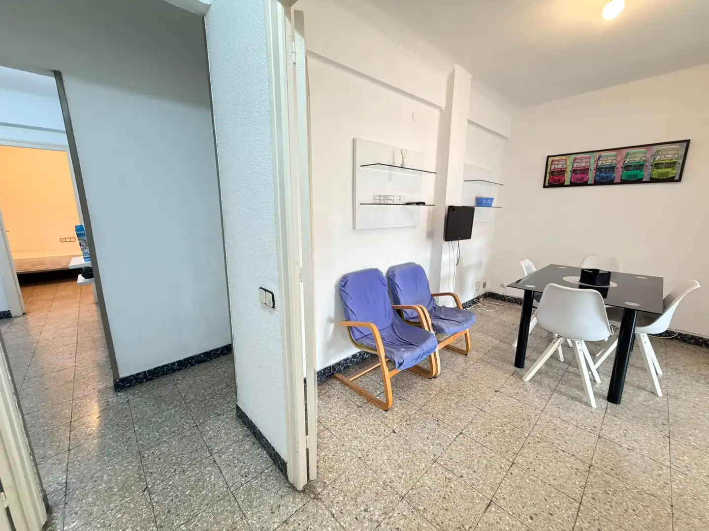 Sala de estar de Piso de alquiler en Lleida con Calefacción, Amueblado y Horno