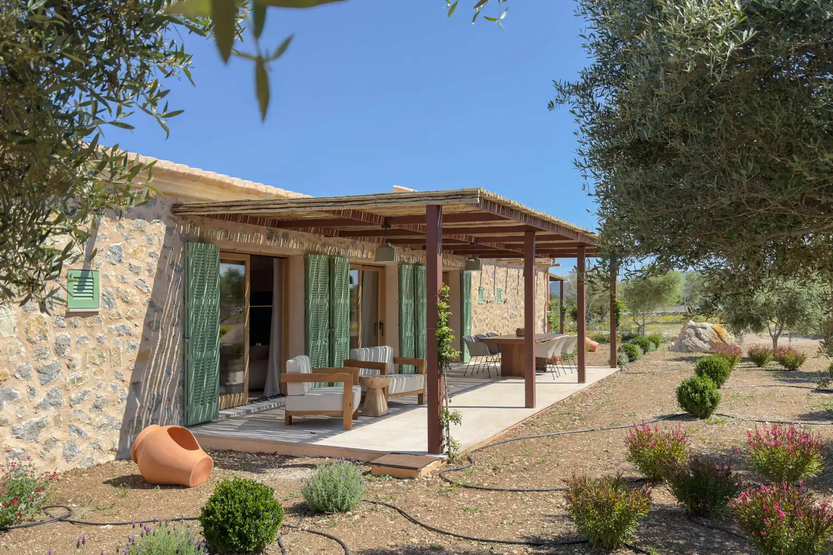Terraza de Finca rústica en venta en Capdepera con Aire acondicionado, Calefacción y Parquet