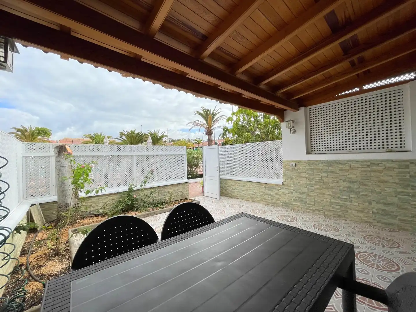 Terrace of Houses for rent in San Bartolomé de Tirajana  with Air Conditioner, Terrace and Furnished