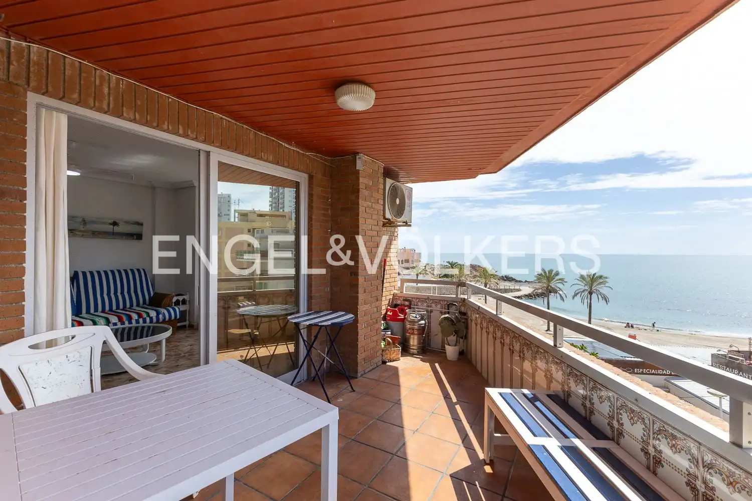 Terraza de Piso de alquiler en Cullera con Aire acondicionado, Calefacción y Terraza