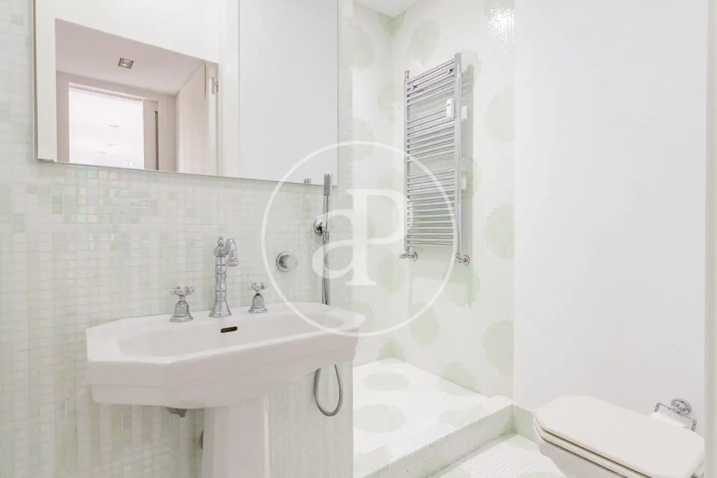 Baño de Ático en venta en Madrid con Aire acondicionado, Calefacción y Jardín privado