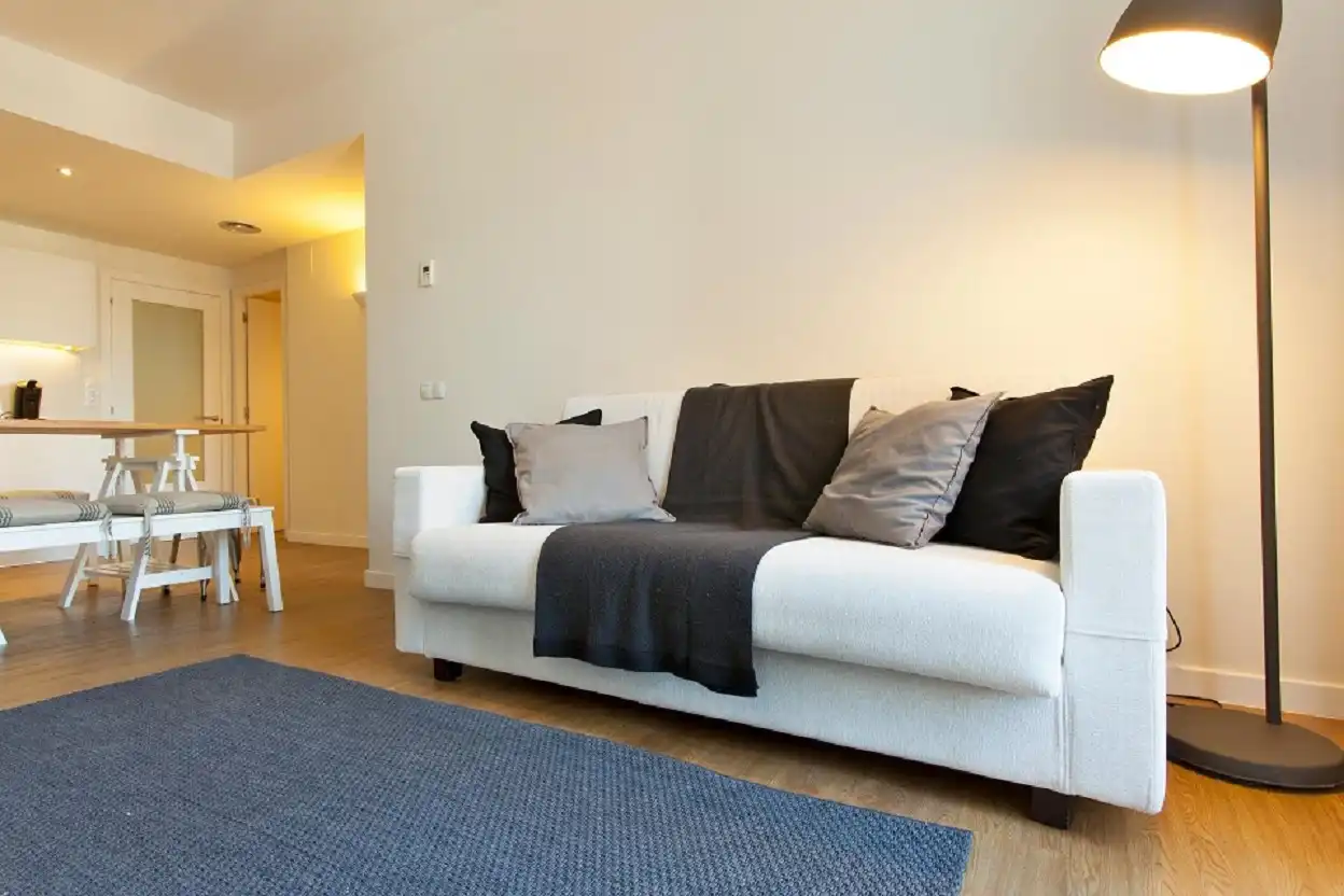 Sala d'estar de Apartament de lloguer en Albacete amb Aire condicionat, Calefacció i Parquet