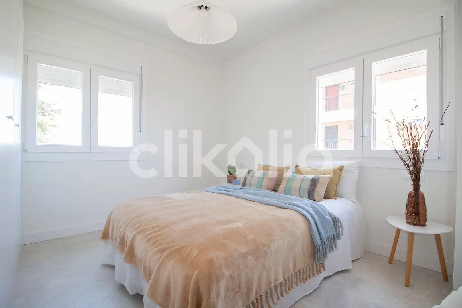 Schlafzimmer von Wohnung zum Verkauf in Torremolinos mit Klimaanlage, Privatgarten und Terrasse