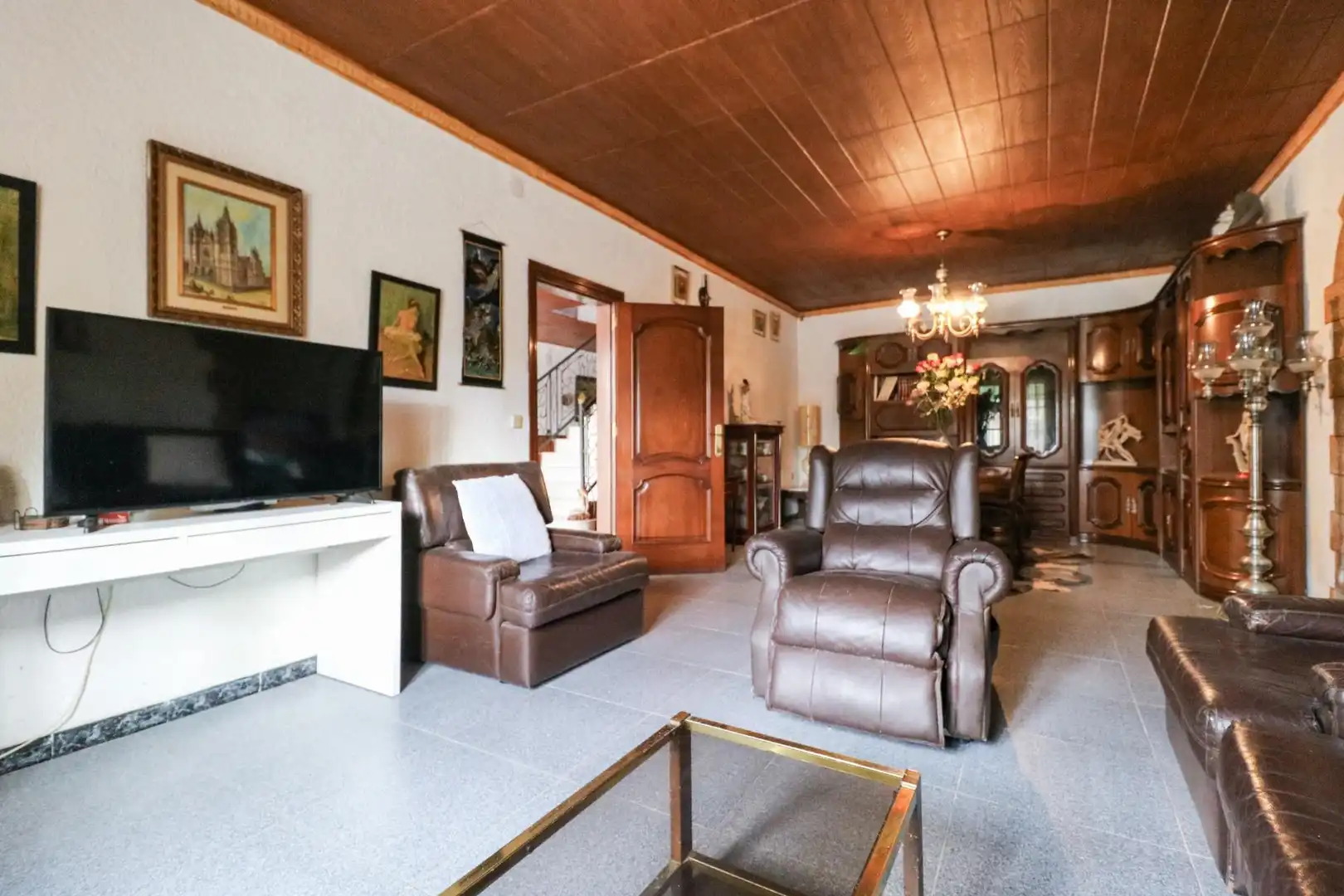 Living room of Country homes for sale in Sant Boi de Llobregat  with Private garden, Terrace and Storage room