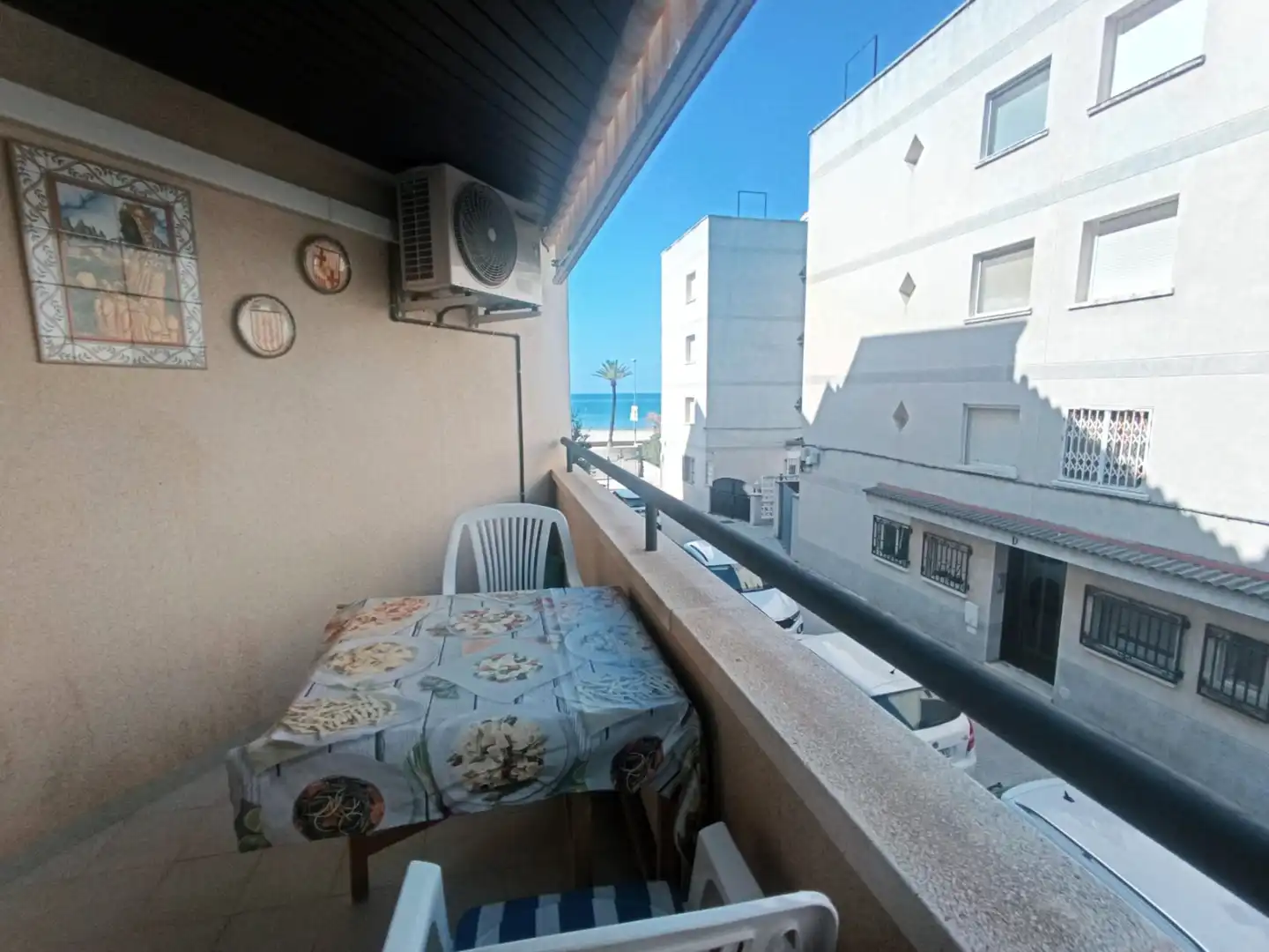 Balcony of Flat for sale in Cunit  with Air Conditioner, Storage room and Furnished