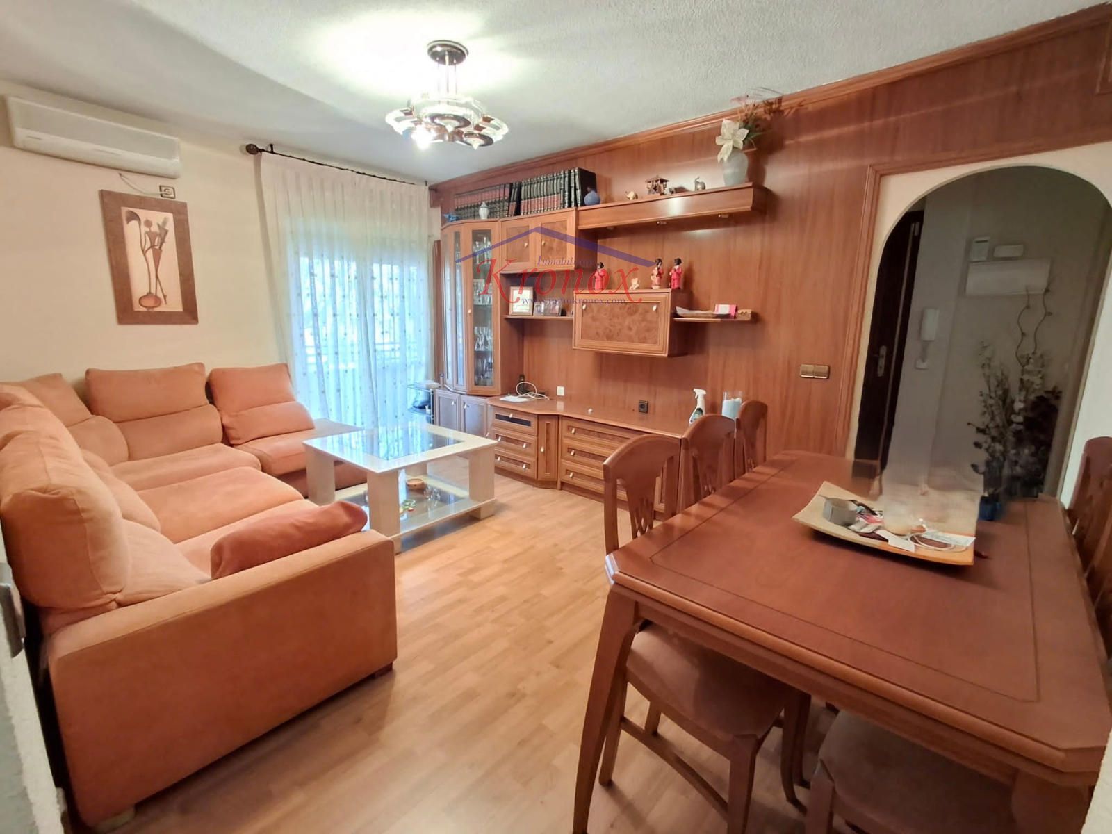 Living room of Flat for sale in  Madrid Capital  with Air Conditioner, Heating and Terrace
