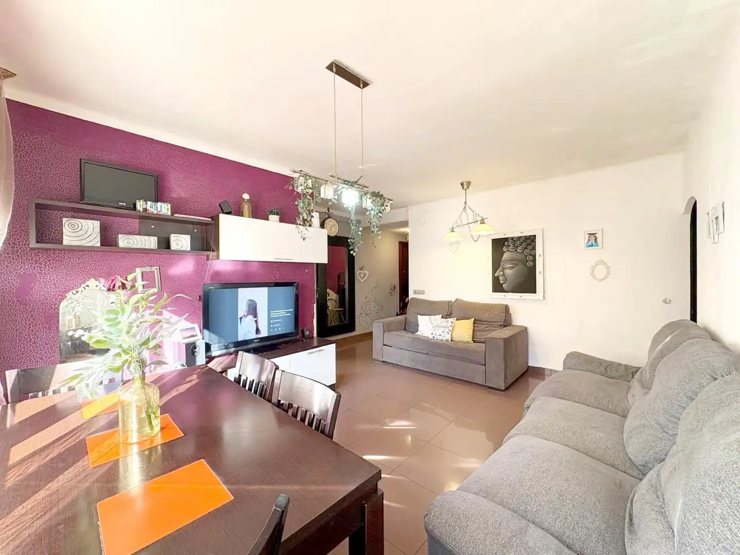 Sala d'estar de Pis en venda en Málaga amb Aire condicionat i Terrassa