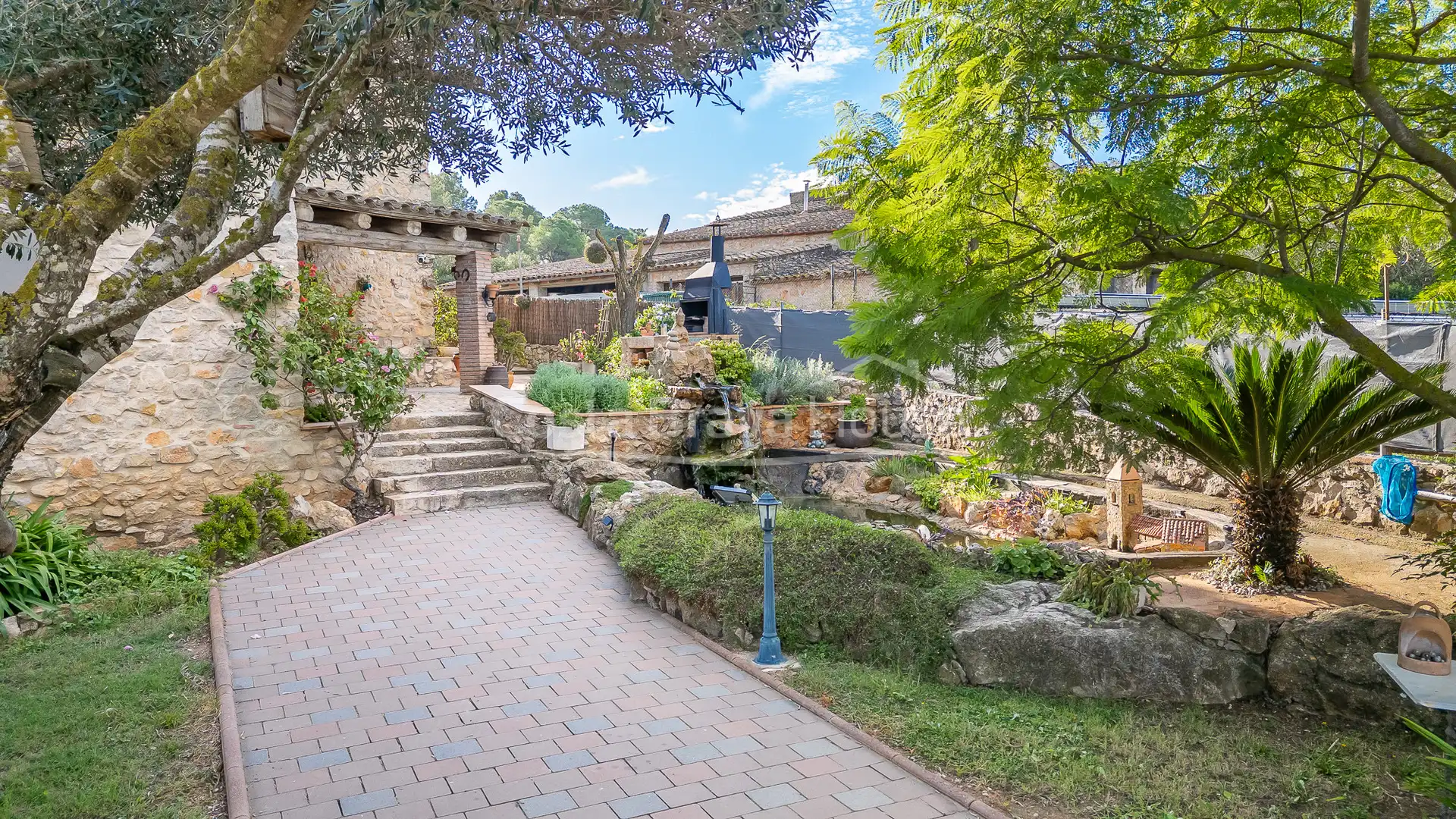 Garden of Country homes for sale in Begur  with Air Conditioner, Heating and Private garden