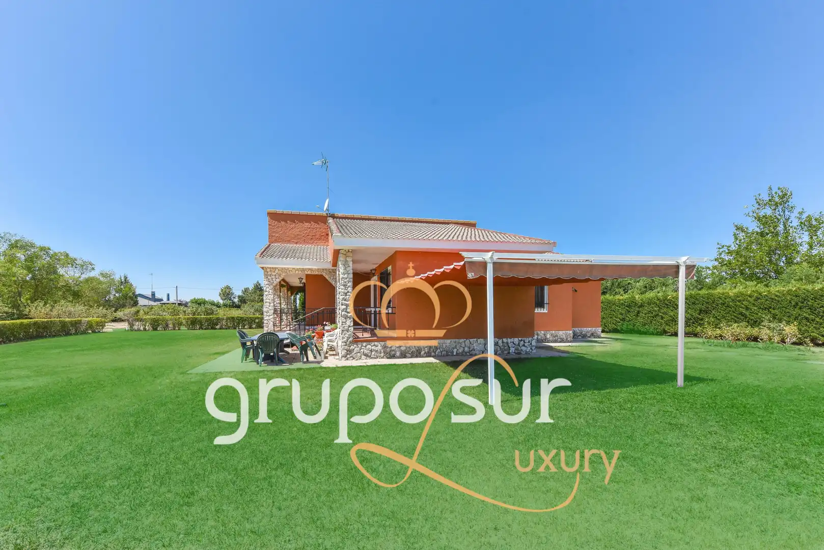 Jardín de Casa o chalet en venta en Trigueros del Valle con Calefacción, Jardín privado y Terraza