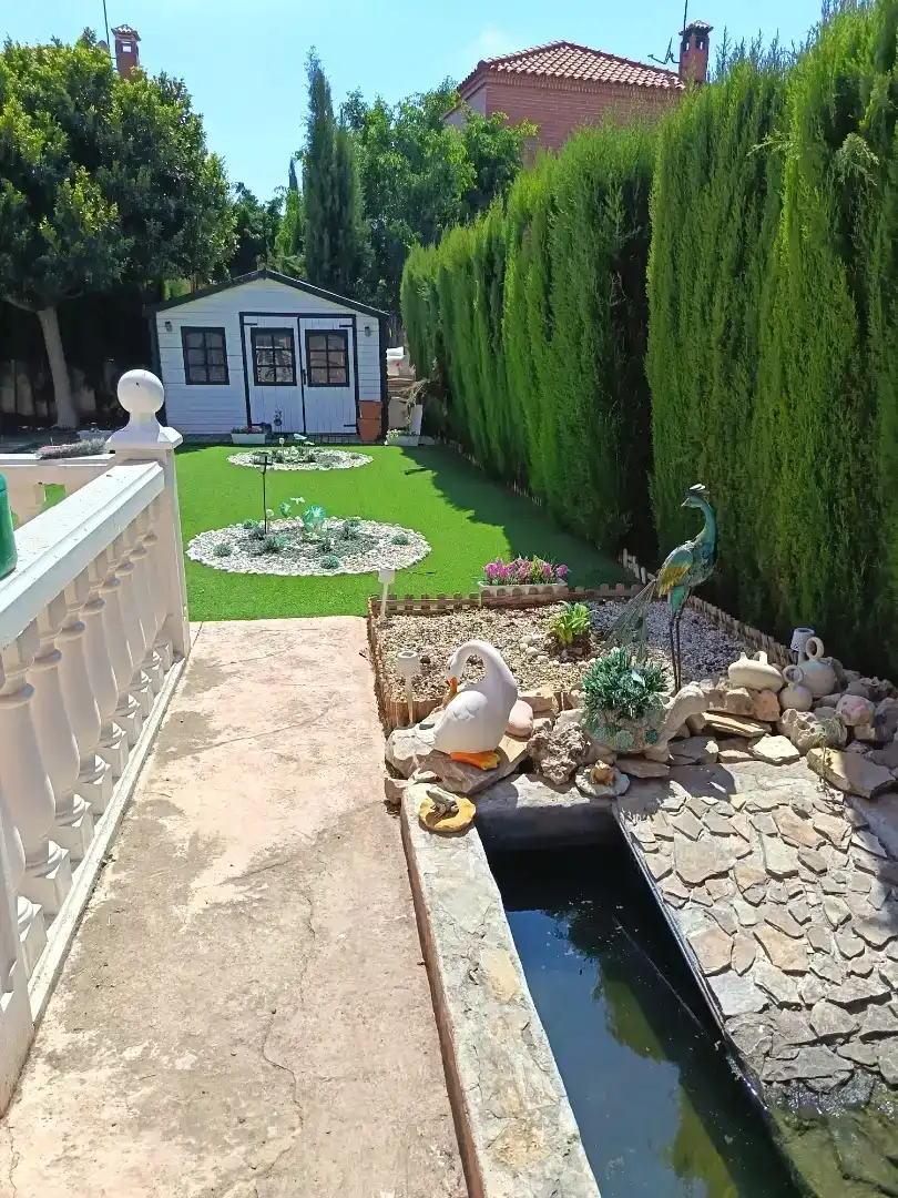 Jardí de Casa o xalet en venda en Moncada