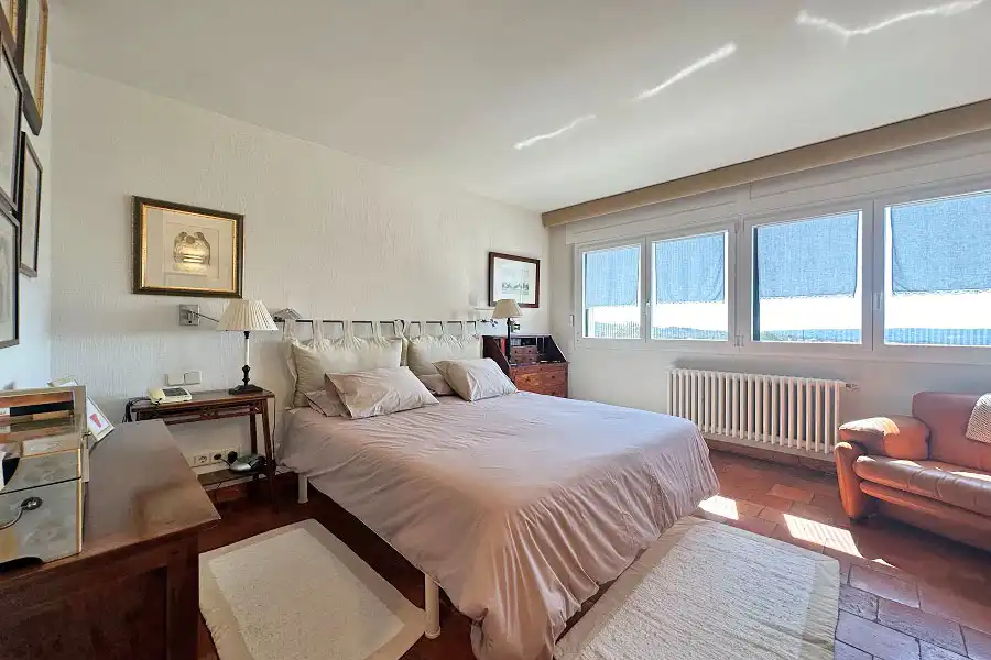 Bedroom of Houses for sale in Hoyo de Manzanares  with Air Conditioner, Heating and Private garden
