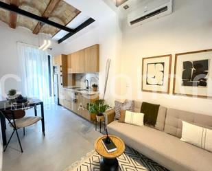 Living room of Loft to rent in  Valencia Capital  with Air Conditioner and Balcony