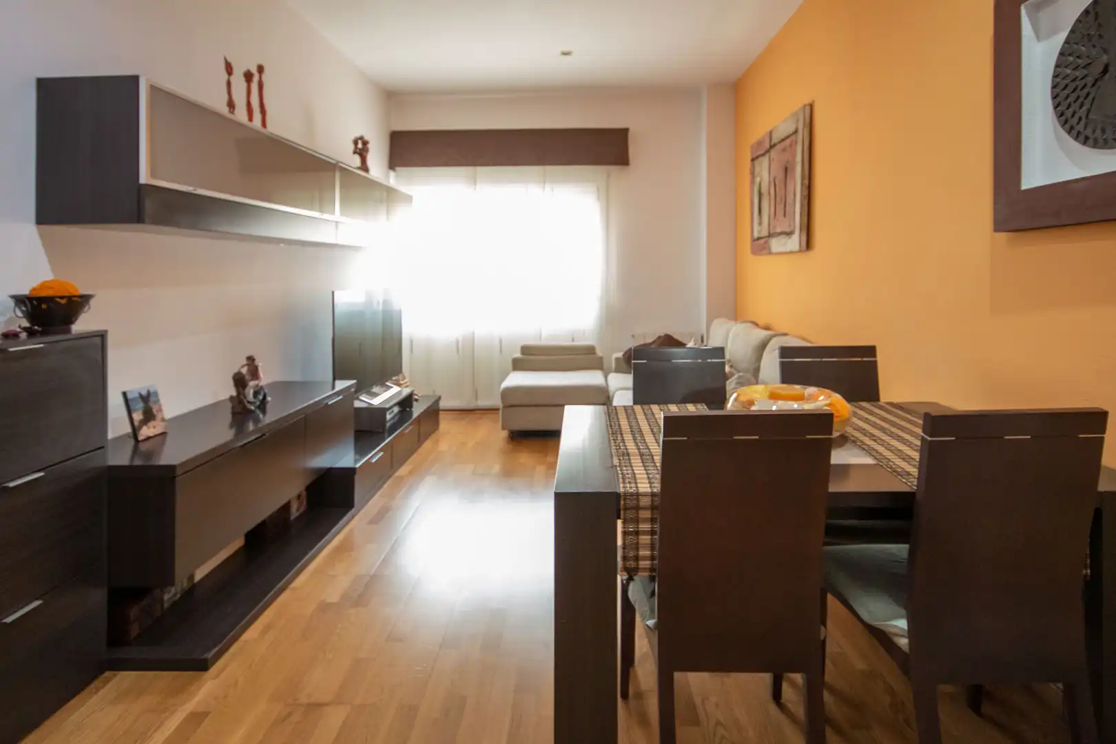 Living room of Flat for sale in Barcelona  with Air Conditioner, Heating and Parquet flooring