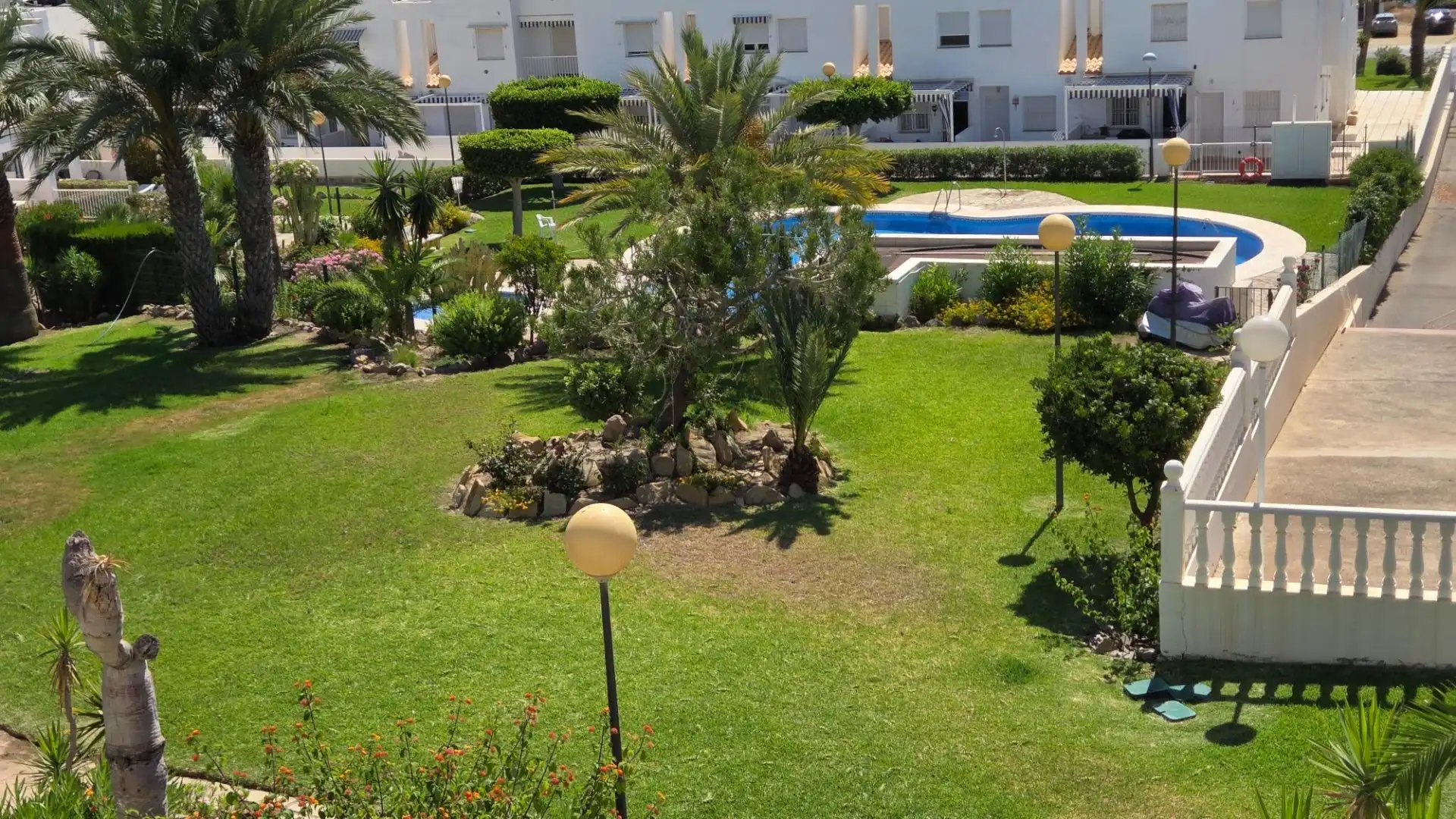 Jardí de Apartament en venda en Mojácar amb Aire condicionat, Calefacció i Terrassa