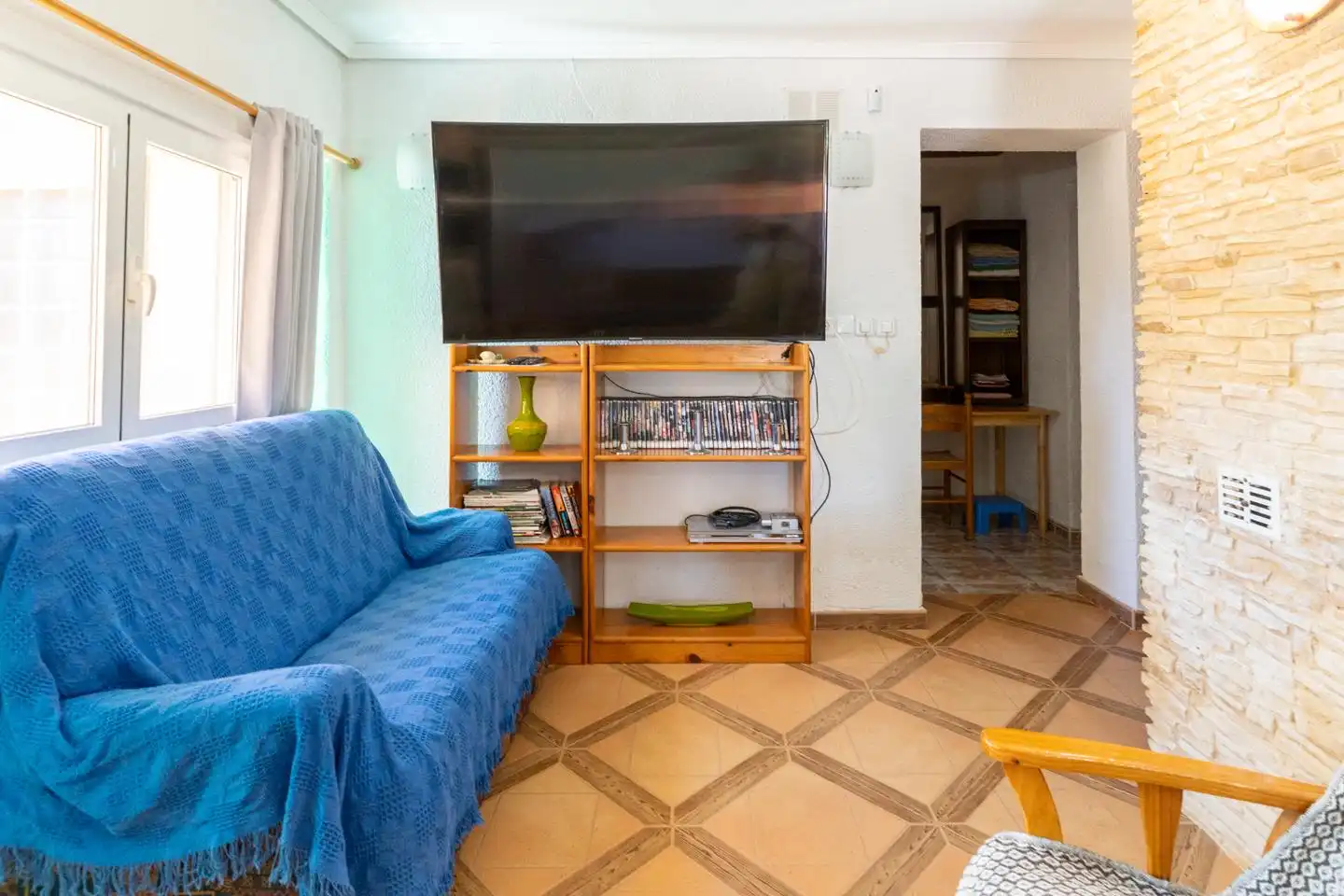 Living room of Houses for sale in Elche / Elx  with Air Conditioner, Private garden and Terrace