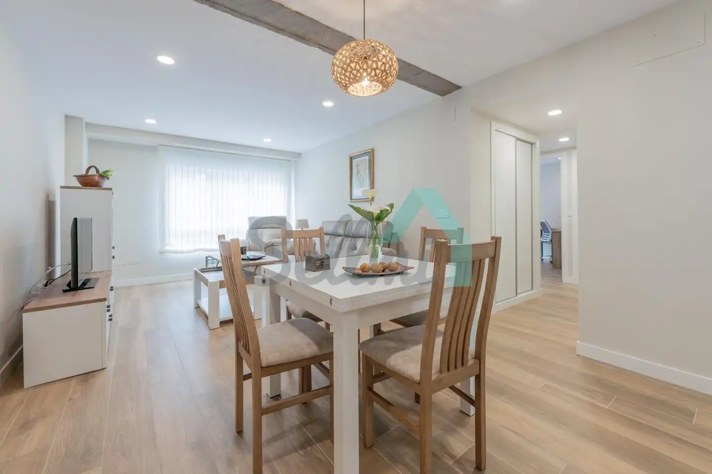Dining room of Flat for sale in Oviedo   with Heating and Furnished