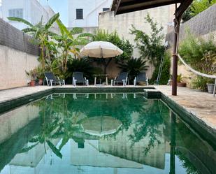 Piscina de Casa adosada de lloguer en Pollença amb Aire condicionat, Piscina i Moblat