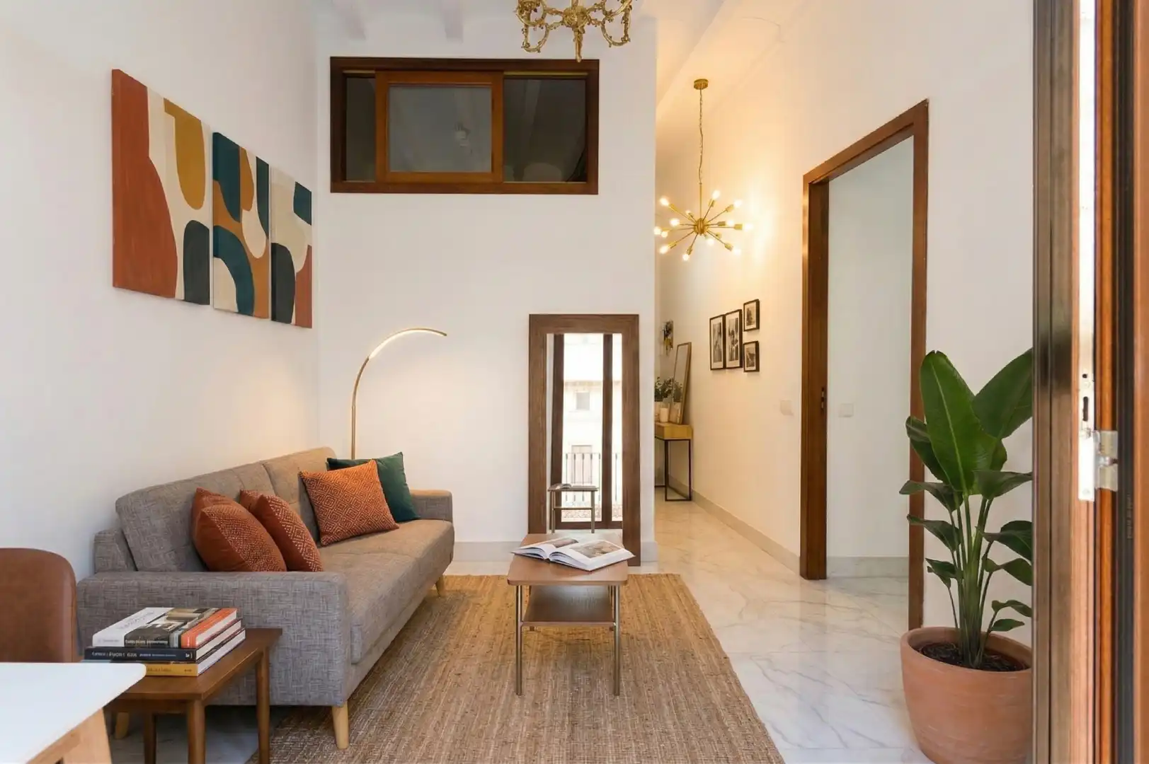 Sala d'estar de Pis en venda en  Barcelona Capital amb Balcó