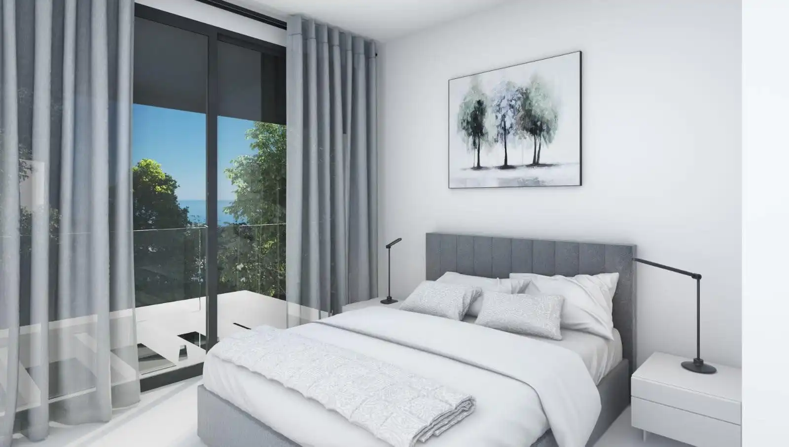 Habitación de Casa adosada en venta en Nerja con Terraza, Trastero y Balcón