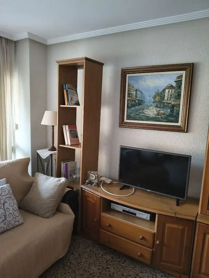 Sala d'estar de Pis de lloguer en Alicante / Alacant amb Aire condicionat, Calefacció i Terrassa
