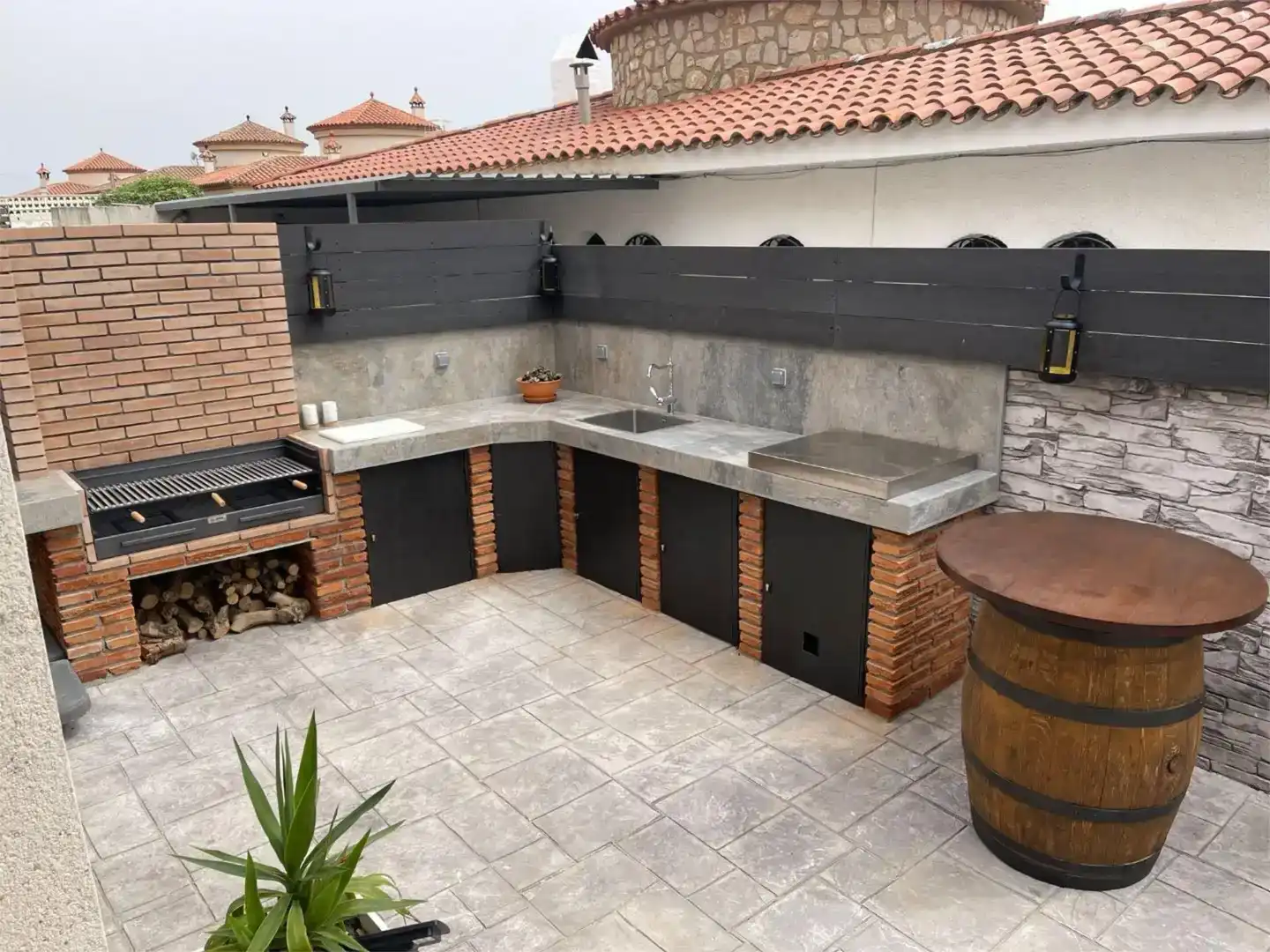 Terrassa de Casa adosada en venda en Mont-roig del Camp amb Aire condicionat, Piscina i Balcó