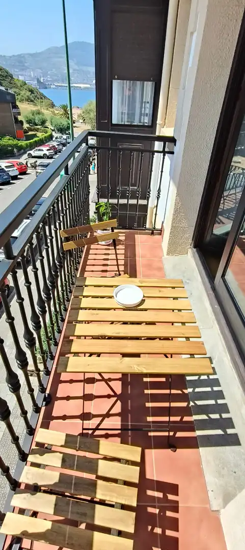 Terrassa de Pis de lloguer en Getxo  amb Terrassa, Moblat i Balcó