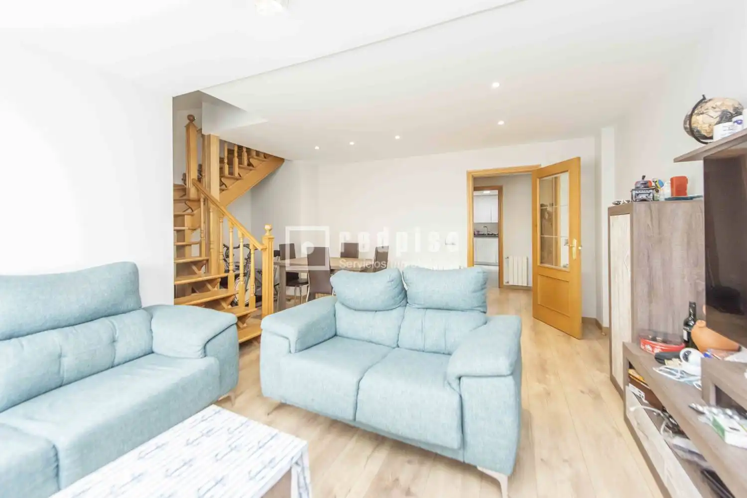 Sala de estar de Ático en venta en Valdemoro con Calefacción, Jardín privado y Terraza