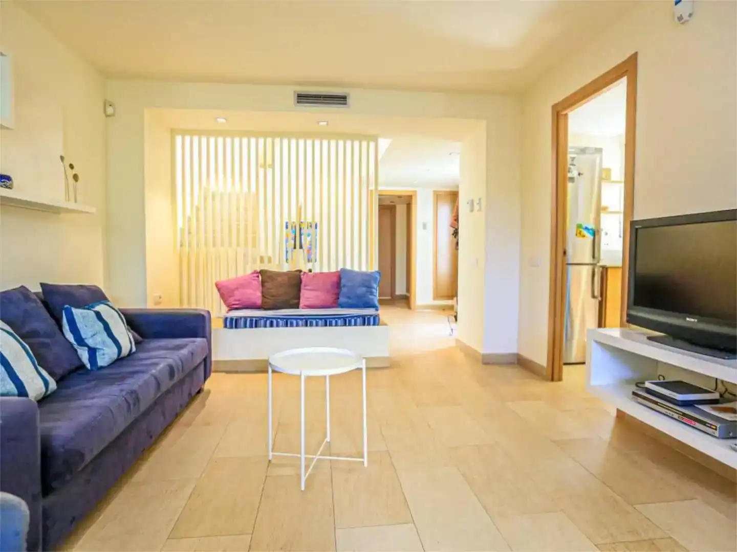 Sala de estar de Casa o chalet de alquiler en Cambrils con Aire acondicionado, Jardín privado y Piscina